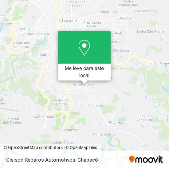Cleison Reparos Automotivos mapa