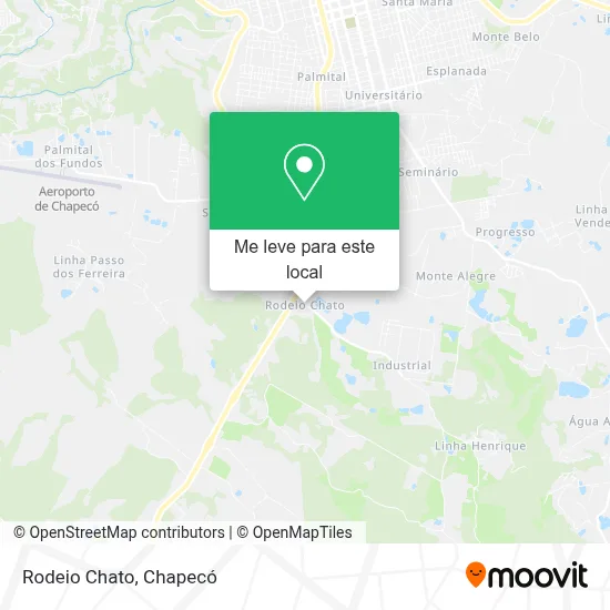 Rodeio Chato mapa