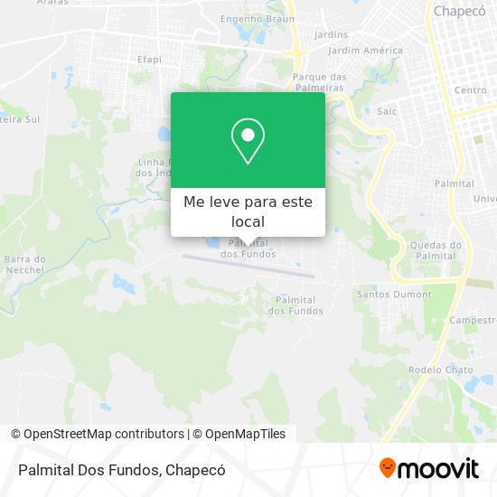 Palmital Dos Fundos mapa