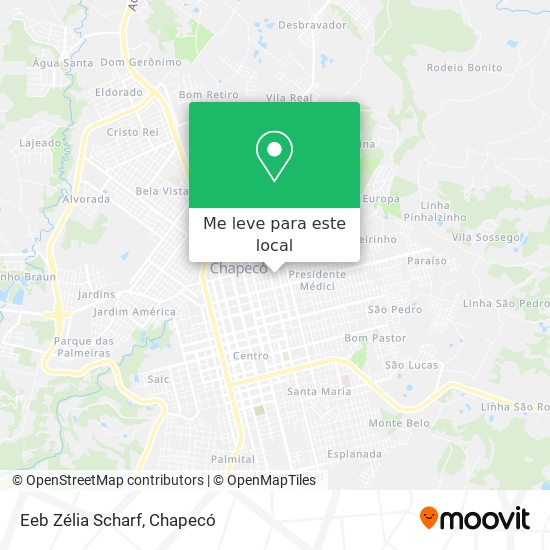 Eeb Zélia Scharf mapa