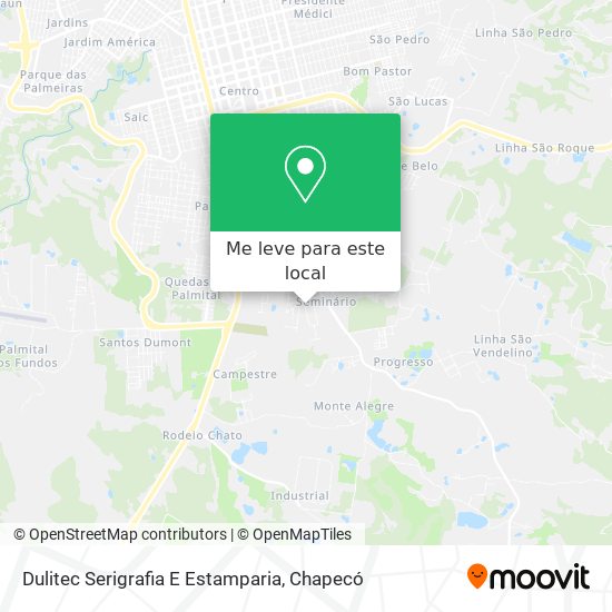 Dulitec Serigrafia E Estamparia mapa