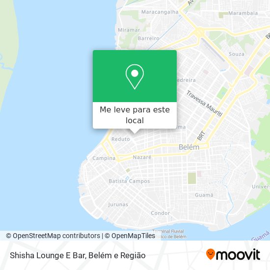 Shisha Lounge E Bar mapa