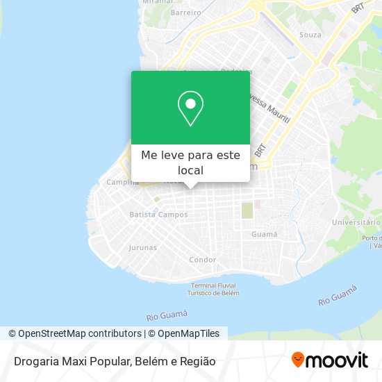 Drogaria Maxi Popular mapa