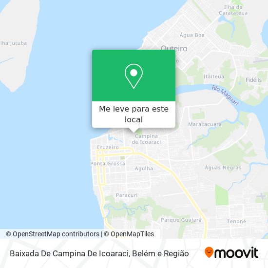 Baixada De Campina De Icoaraci mapa