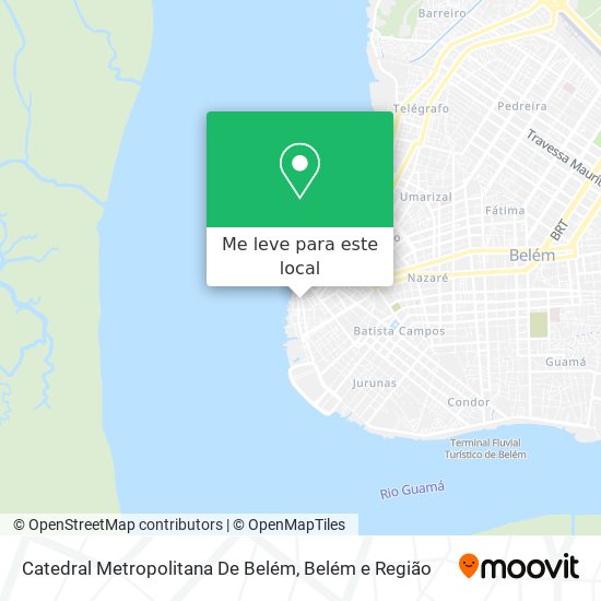 Catedral Metropolitana De Belém mapa