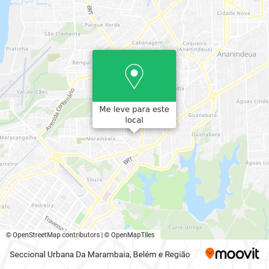 Seccional Urbana Da Marambaia mapa