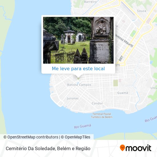 Cemitério Da Soledade mapa