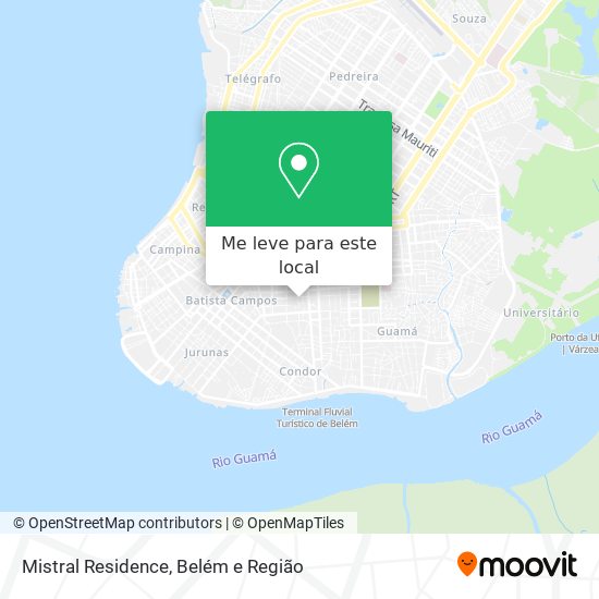 Mistral Residence mapa