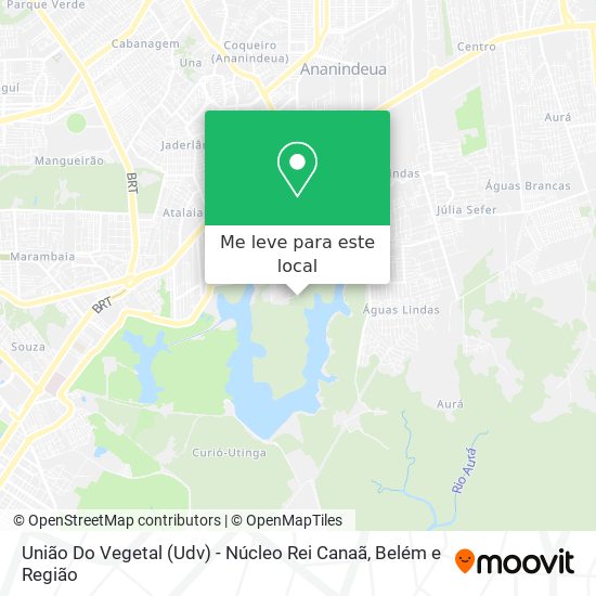 União Do Vegetal (Udv) - Núcleo Rei Canaã mapa