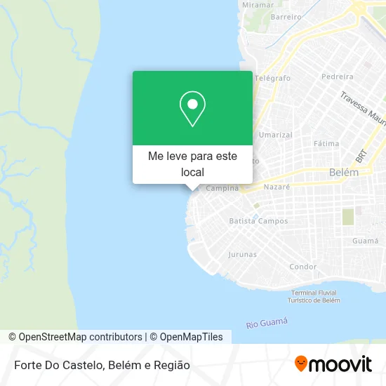 Forte Do Castelo mapa