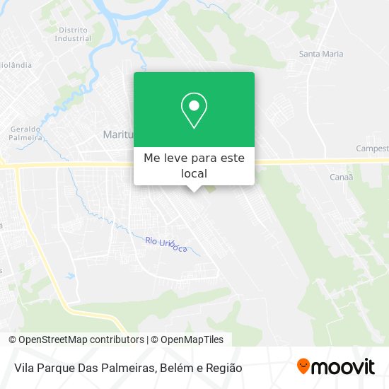 Vila Parque Das Palmeiras mapa