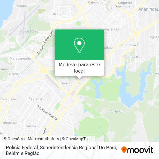 Polícia Federal, Superintendência Regional Do Pará mapa