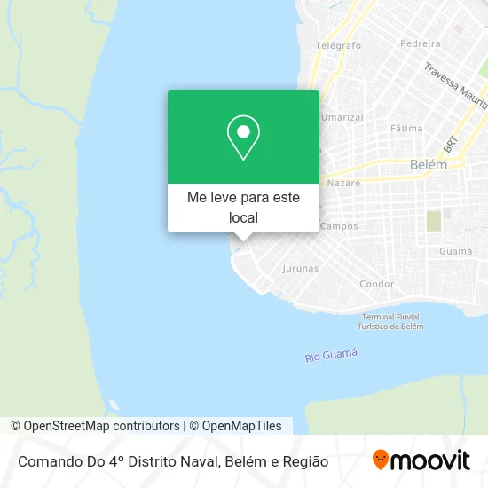 Comando Do 4º Distrito Naval mapa