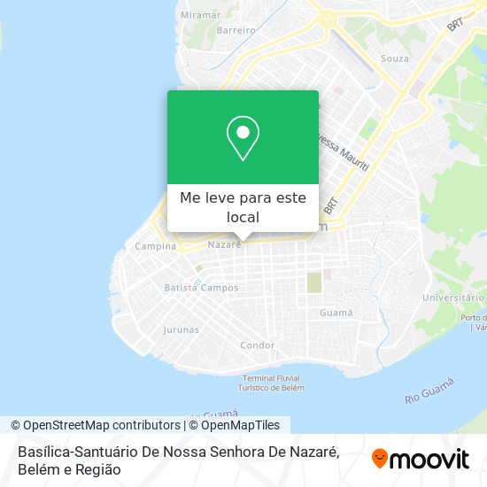 Basílica-Santuário De Nossa Senhora De Nazaré mapa