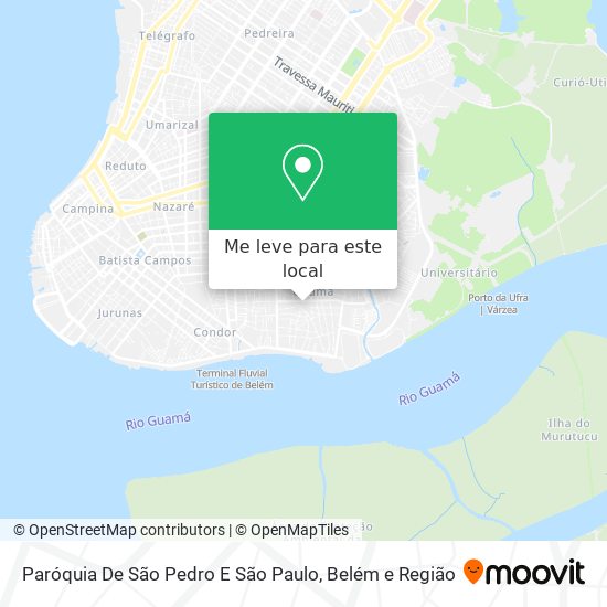 Paróquia De São Pedro E São Paulo mapa