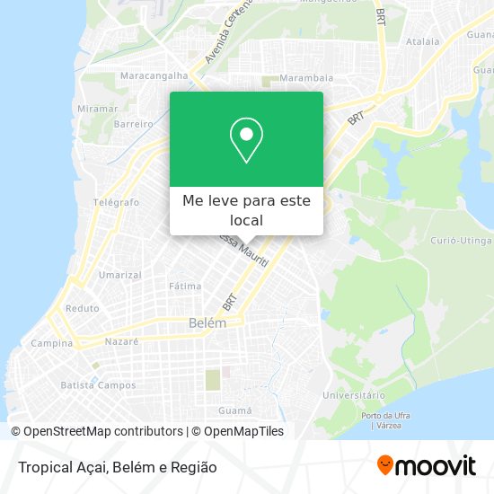 Tropical Açai mapa