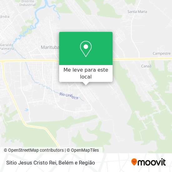 Sitio Jesus Cristo Rei mapa