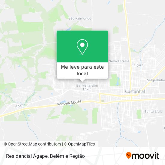 Residencial Ágape mapa