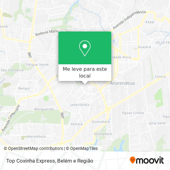 Top Coxinha Express mapa