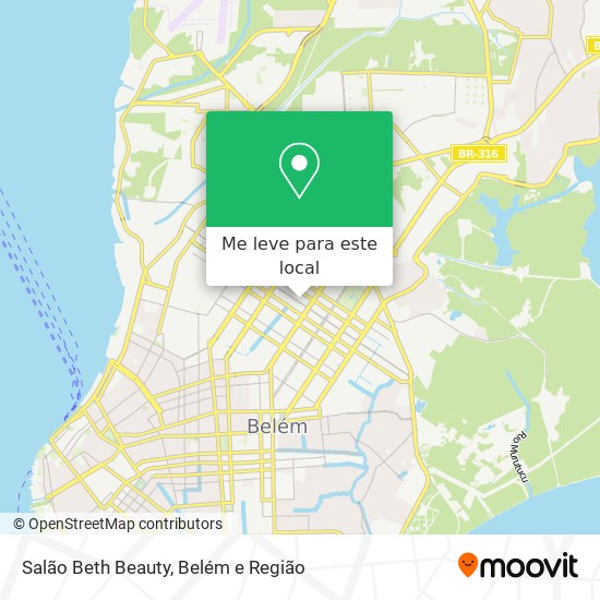 Salão Beth Beauty mapa