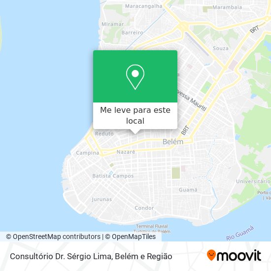 Consultório Dr. Sérgio Lima mapa