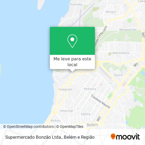 Supermercado Bonzão Ltda. mapa