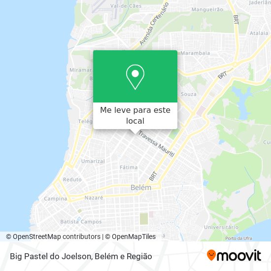 Big Pastel do Joelson mapa