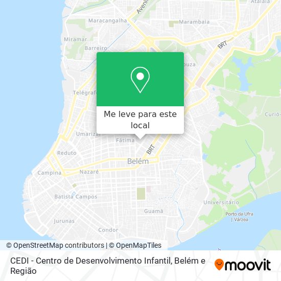 CEDI - Centro de Desenvolvimento Infantil mapa