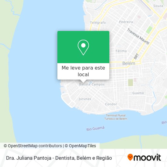 Dra. Juliana Pantoja - Dentista mapa