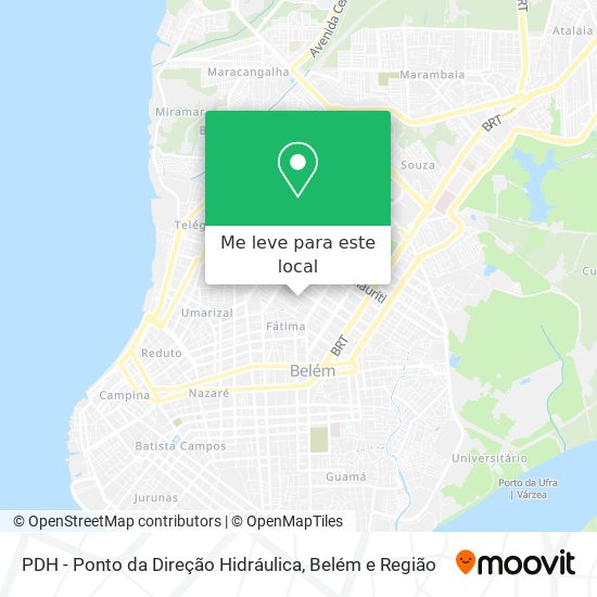 PDH - Ponto da Direção Hidráulica mapa