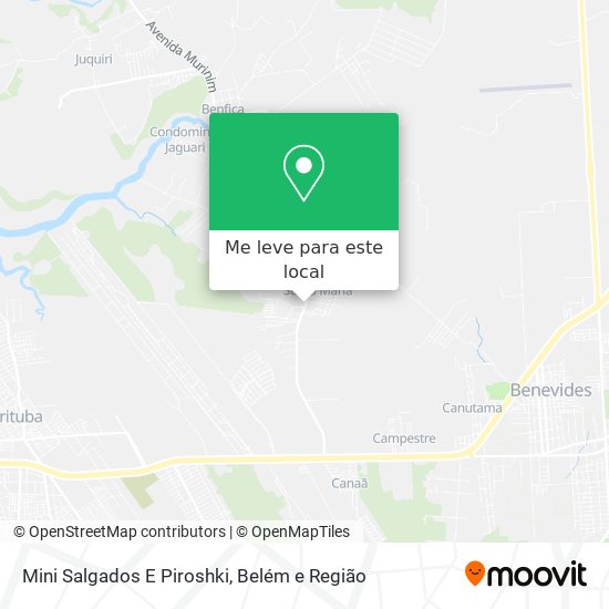 Mini Salgados E Piroshki mapa
