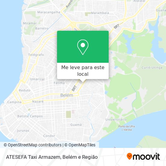 ATESEFA Taxi Armazem mapa