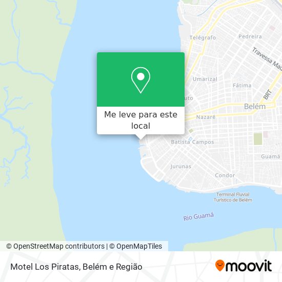 Motel Los Piratas mapa