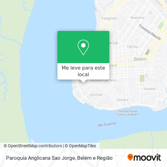 Paroquia Anglicana Sao Jorge mapa