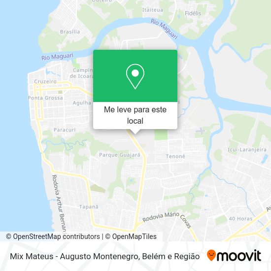 Mix Mateus - Augusto Montenegro mapa