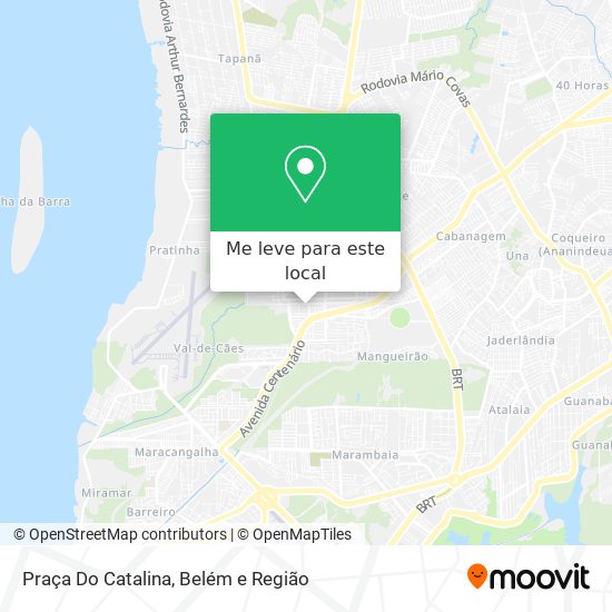 Praça Do Catalina mapa