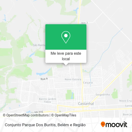 Conjunto Parque Dos Buritis mapa