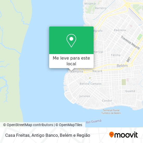 Casa Freitas, Antigo Banco mapa