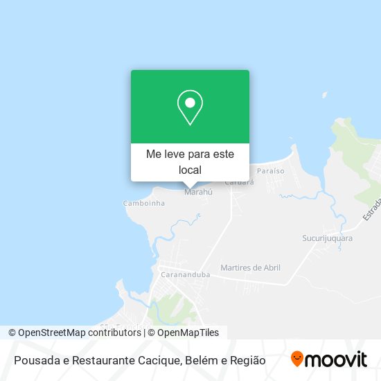 Pousada e Restaurante Cacique mapa