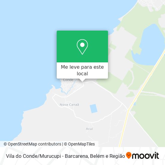 Vila do Conde / Murucupi - Barcarena mapa
