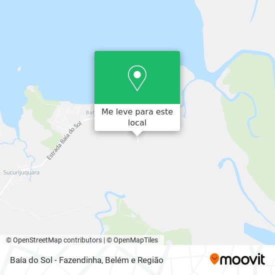 Baía do Sol - Fazendinha mapa