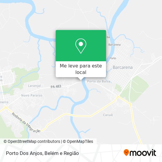 Porto Dos Anjos mapa