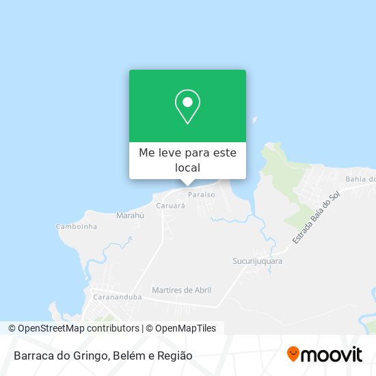 Barraca do Gringo mapa