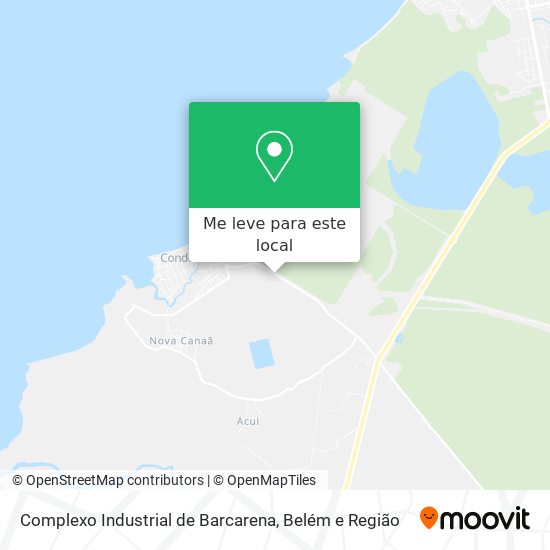 Complexo Industrial de Barcarena mapa
