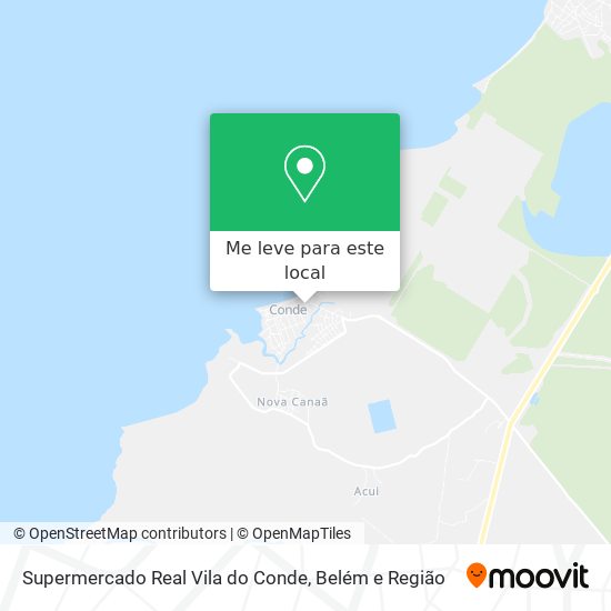 Supermercado Real Vila do Conde mapa