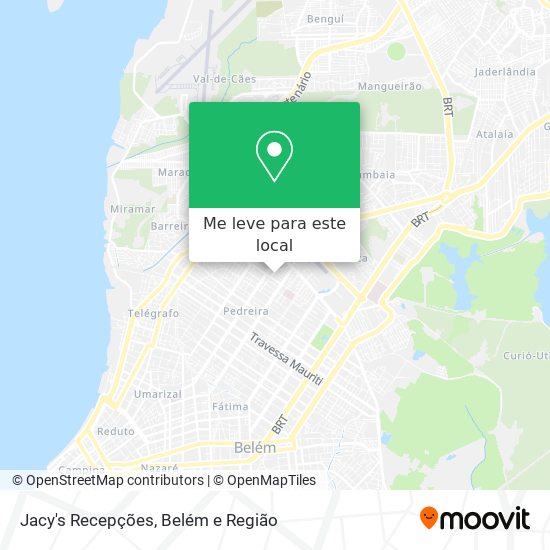 Jacy's Recepções mapa