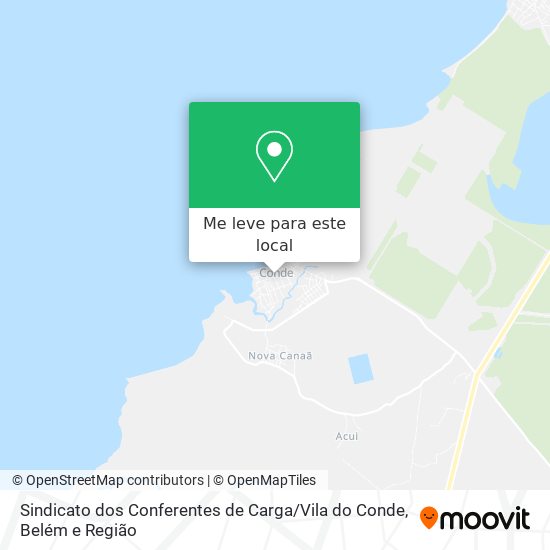 Sindicato dos Conferentes de Carga / Vila do Conde mapa