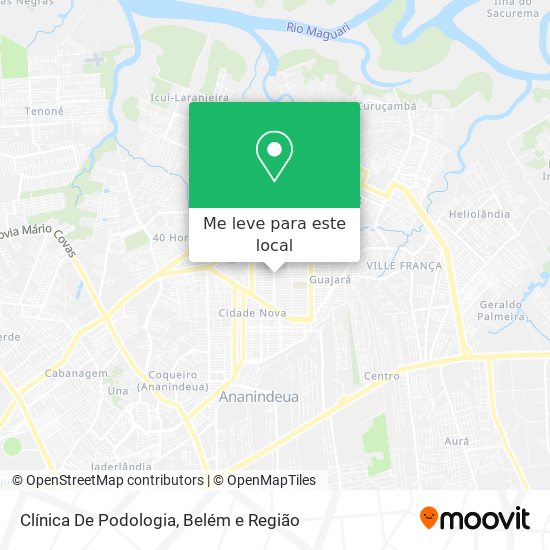 Clínica De Podologia mapa