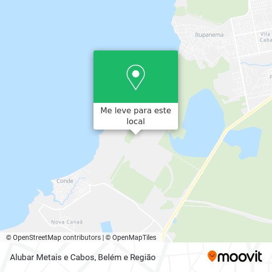 Alubar Metais e Cabos mapa