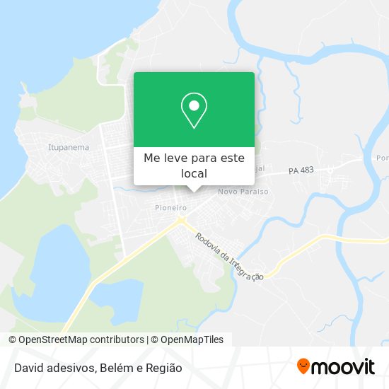 David adesivos mapa